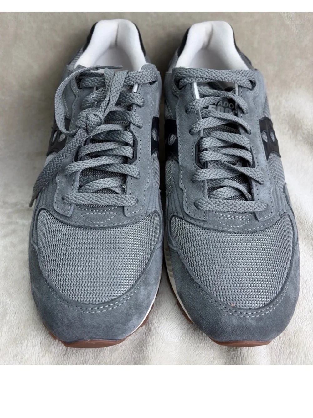 Saucony Shadow 5000 Gray/Black Size 10.5 Sneakers Retro-Style Walking S70665-71